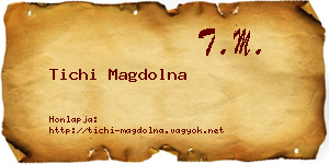 Tichi Magdolna névjegykártya